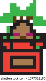 pixel art cartoon