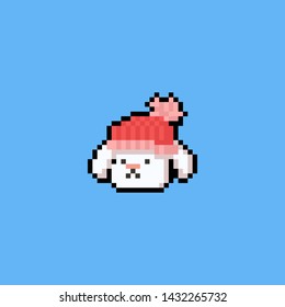 Pixel Art Cartoon Rabbit Head Bobble: เวกเตอร์สต็อก (ปลอดค่าลิขสิทธิ์ ...