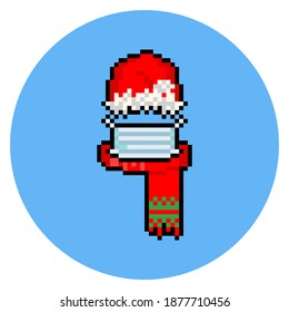 Pixel Santa Hat High Res Stock Images Shutterstock