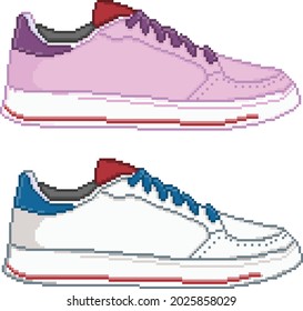 Pixel Art Casual Sneakers for Boys and Girls