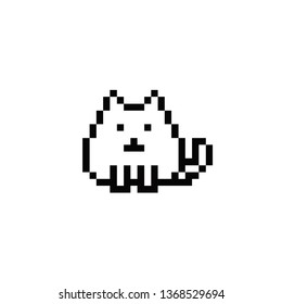 Pixel Art Cat Stock Vector (Royalty Free) 1368529694 | Shutterstock