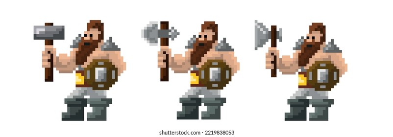 pixel art charters for games