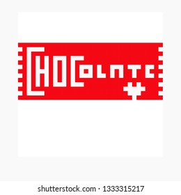 pixel art chocolate