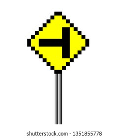 
pixel art crossroad