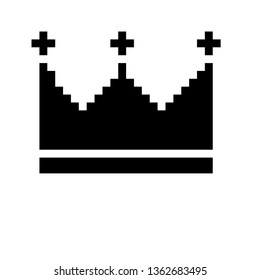 Pixel Art Crown