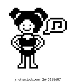 Pixel arte bonito desenho animado dois personagem mulher biquíni natação terno jogo verão praia decoração estilo de vida biquíni feminino 2 peça 8 bit férias relaxar pixel arte vetor 8bit.