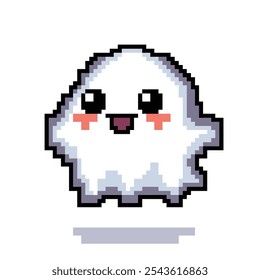 	
Pixel art niedlich kawaii ghost	
