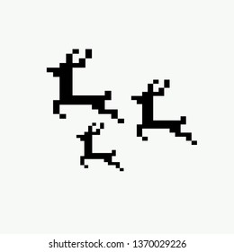 pixel art Deer