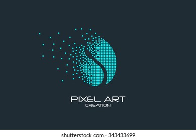 Pixel art design of the coffee corn icon logo.