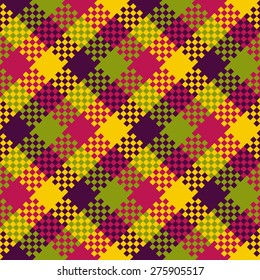 Pixel art design, seamless pattern