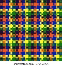 Pixel art design, seamless pattern