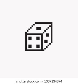 pixel art dice
