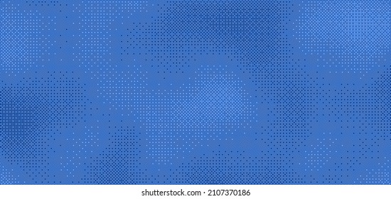 Pixel Art Dither Ocean Texture. Bitmap 8-bit Style Noise Pixel Art Background. Vector Illustration. Vintage Retro Console Game Pixel Background.