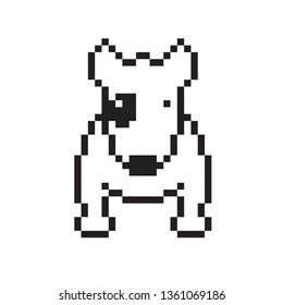 pixel art Dog