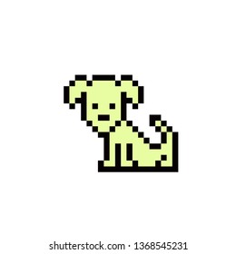 Dog Pixel Art Stock Vector (Royalty Free) 1368544898 | Shutterstock