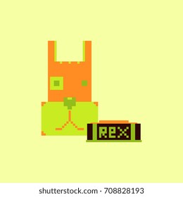 pixel art dog