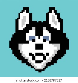Pixel Art of A Dog Character 