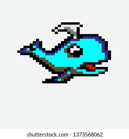 pixel art Dolphinn