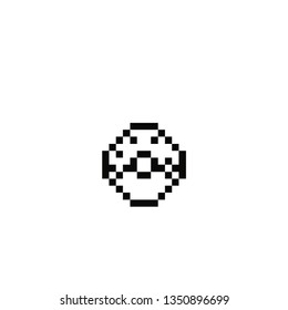 pixel art donut