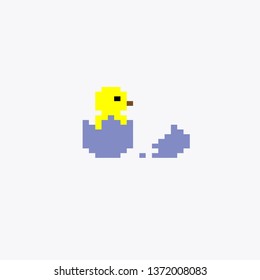 pixel art Duck