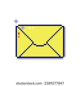 Pixel art eight bit heart shape icon.