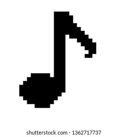 Pixel Art Eighth Note