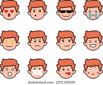 Pixel Art of Emoji Design, Express Yourself with Pixel Art Emoji Designs: A Playful Twist on Digital Communication