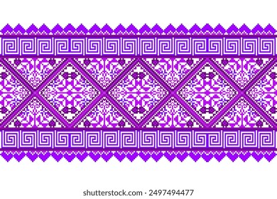  Pixel art ethnic, Pattern fabric pixel, design for background, clothing, decorative, drapery, cloth embroidery, geometric pixel art, handcraft, wallpaper, carpet, bag, card, cushions,pillow, wrapping