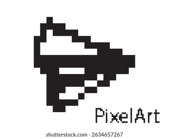 Pixel art ícone olho, 8 bits retro estilo olho humano, computação simples ver símbolo, visão mosaico pixelart design olho