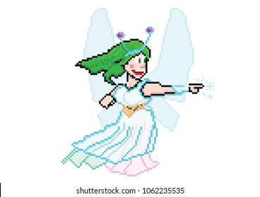 Pixel Art Fairy Charging