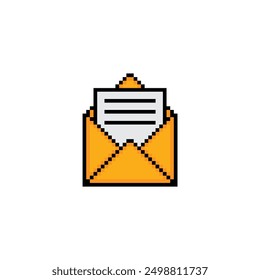 pixel art  fire extinguishe vector game 8 bit icon vector game  Envelope logo