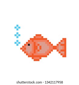 Pixel art fish