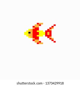 pixel art fish