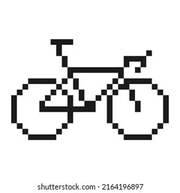 Pixel art a fixie bike