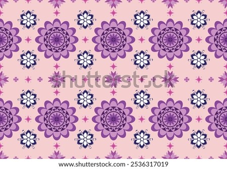 pixel art flower on background wallpaper oriental seamless pattern.ornament. Ethnic .decor style. geometric ornament. Vector seamless pattern. blanket, rug. Woven carpet fabric.flower beautifu