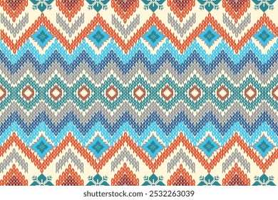 pixel art flower on white background wallpaper oriental seamless pattern.ornament. Ethnic .decor style.  geometric ornament. Vector seamless pattern.  blanket, rug. Woven carpet fabric