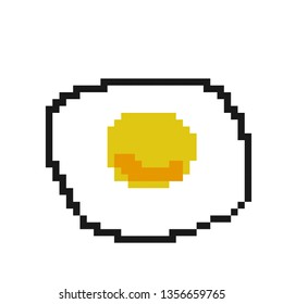 Pixel Art Fried Egg