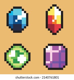 pixel art gem rpg game