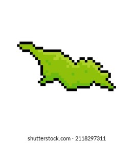 Mapa de arte de la iglesia de Pixel. Ilustración de vectores de arte de píxeles de 8 bits - Vector EPS 10