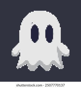 Pixel Art Ghosts. Arte de píxeles de Halloween