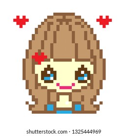 pixel art girl1