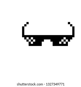 Pixel Art Glasses Stock Vector (Royalty Free) 1327349771 | Shutterstock