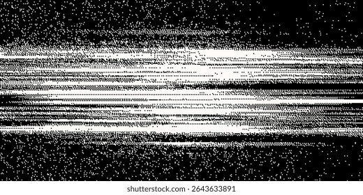 Pixel Art Glitch Background with Noise and Retro Texture
