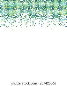 Pixel Art Green Pattern Vector Background Stock Vector (Royalty Free ...