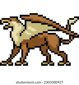 pixel art of griffin fairy tales