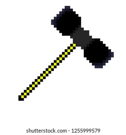 pixel art of  hammer