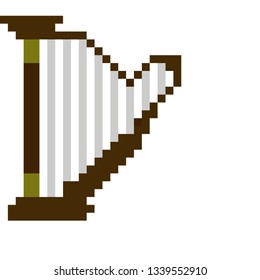 Pixel Art Harp