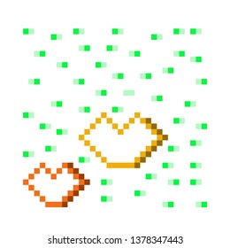 pixel art heart9