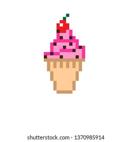pixel art ice cream
