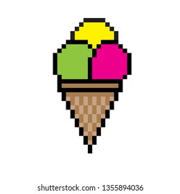 pixel art icecream